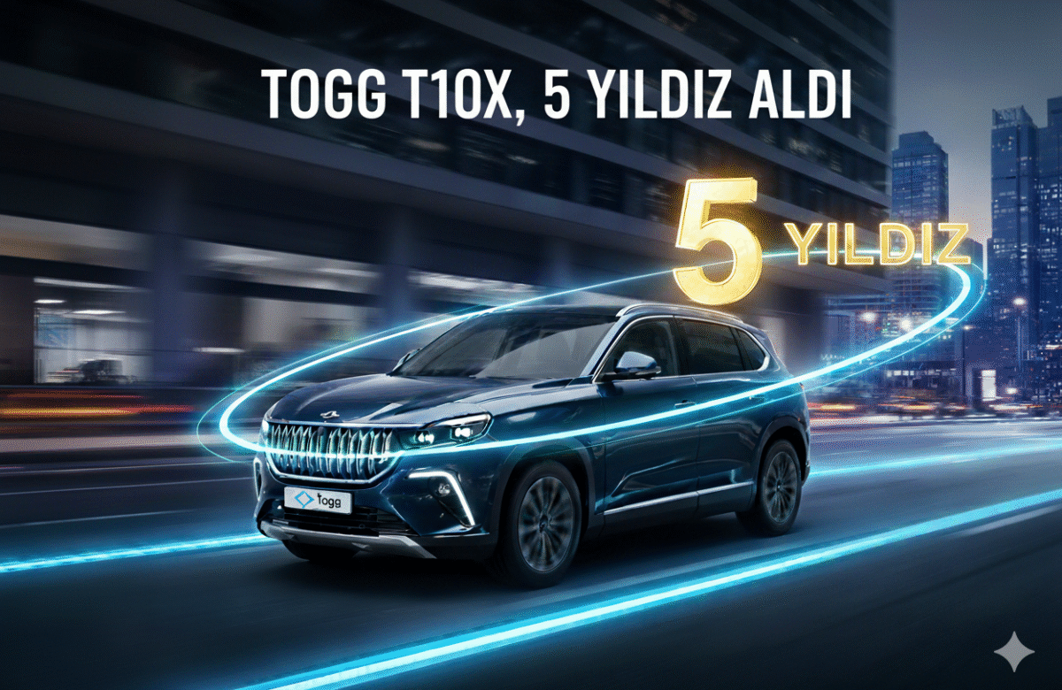  Togg T10X Euro NCAP’ten 5 Yıldız Aldı!