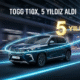 Togg T10X Euro NCAP’ten 5 Yıldız Aldı!