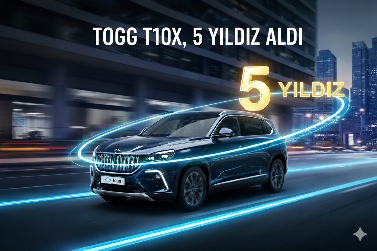  Togg T10X Euro NCAP’ten 5 Yıldız Aldı!