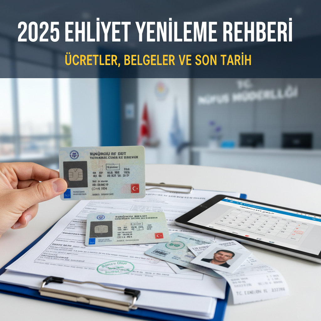  Ehliyet Yenileme Ücreti ve Gerekli Bilgiler
