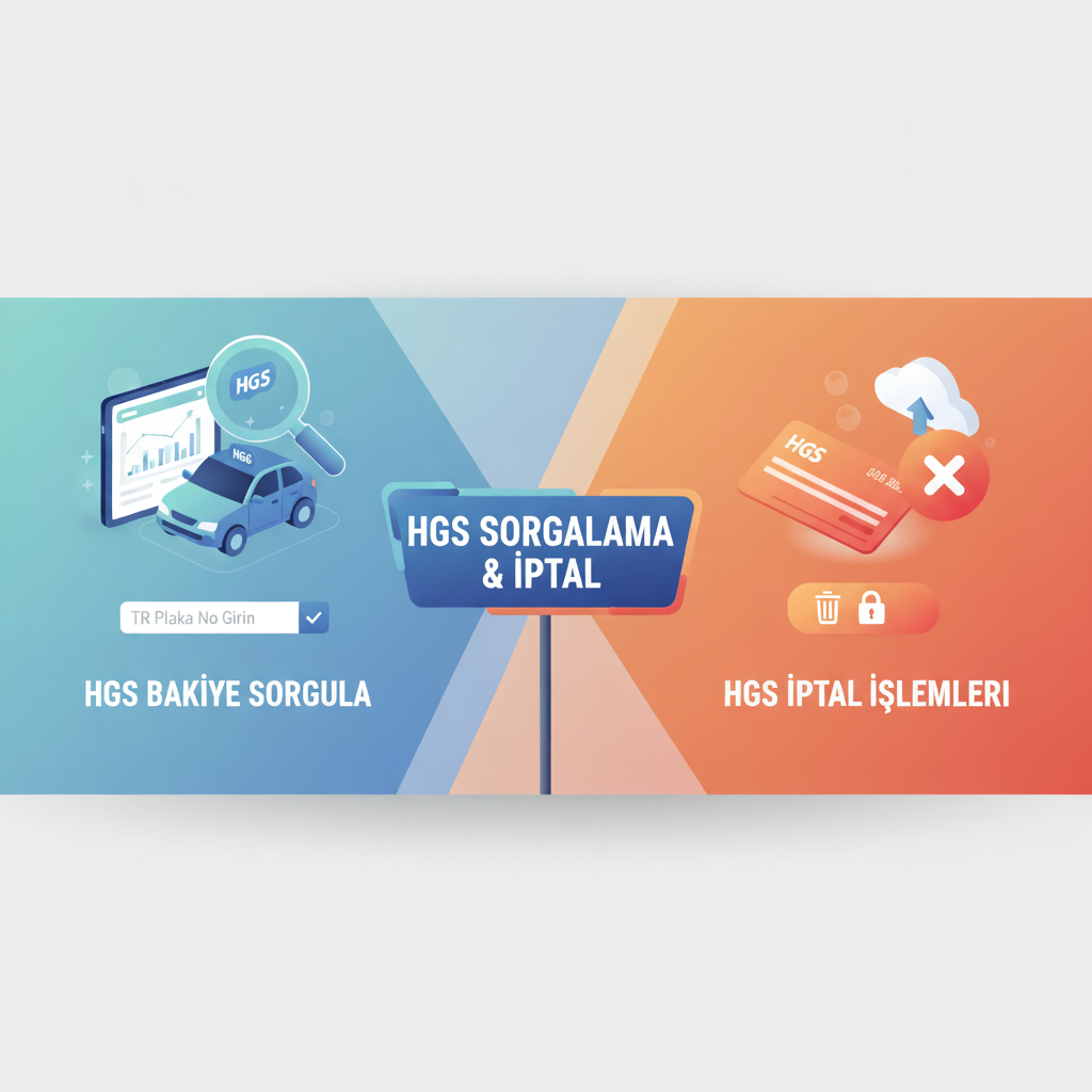  HGS Sorgulama ve HGS İptali Nasıl Yapılır?