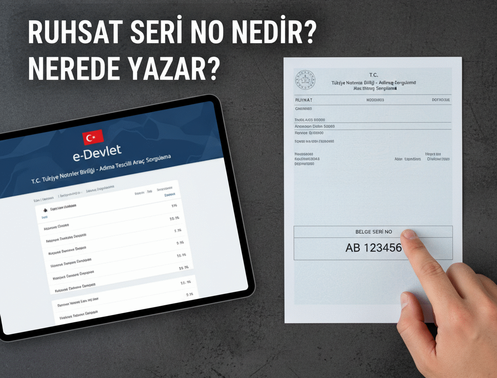  📝 Ruhsat Numarası Nedir? Araç Ruhsat Seri No Nerede Yazar?