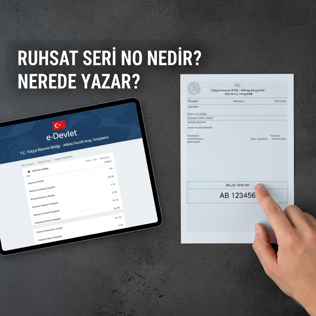  📝 Ruhsat Numarası Nedir? Araç Ruhsat Seri No Nerede Yazar?