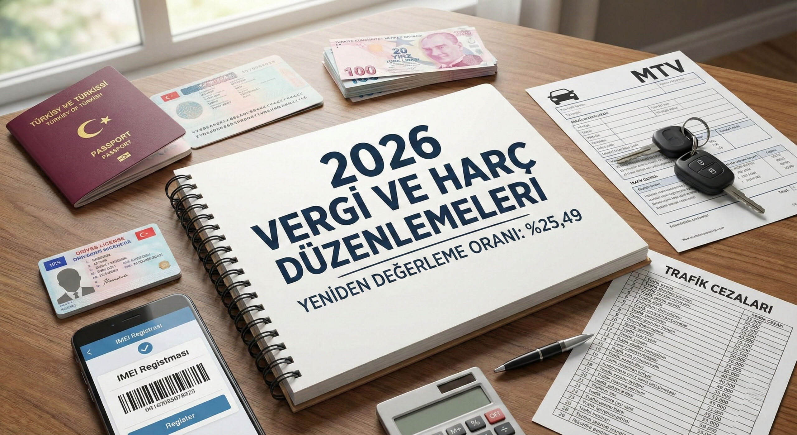  2026 Vergi ve Harç Düzenlemeleri: Yeni Yılda Bizi Neler Bekliyor?